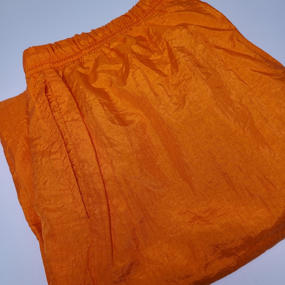 Sergio Tacchini Windbreaker Womens L Orange Vintage Nylon Full Zip Logo